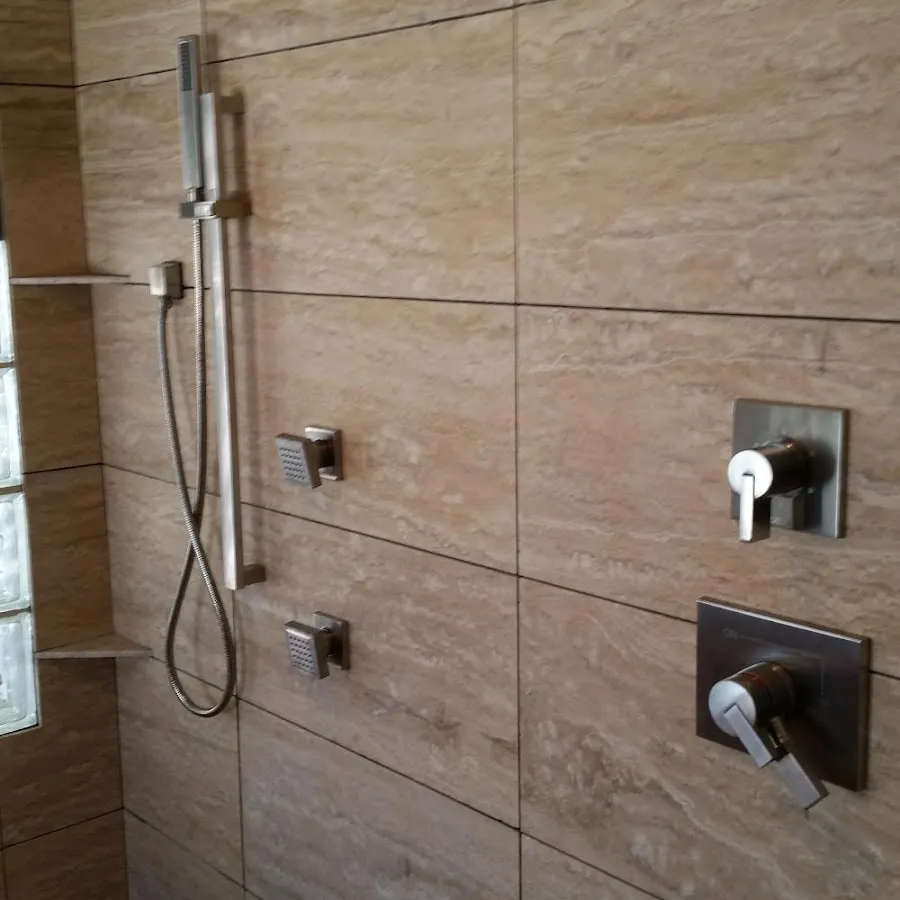 Shower fixture installation for Water Heater Replacement in Dumont